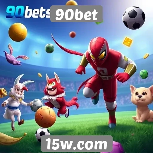 Diversidade de jogos disponíveis na plataforma 90bet